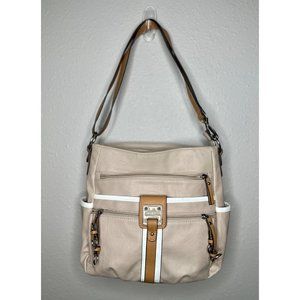 Rosetti Womens Faux Leather Purse Shoulder Bag or Crossbody 12 Storage Compartme